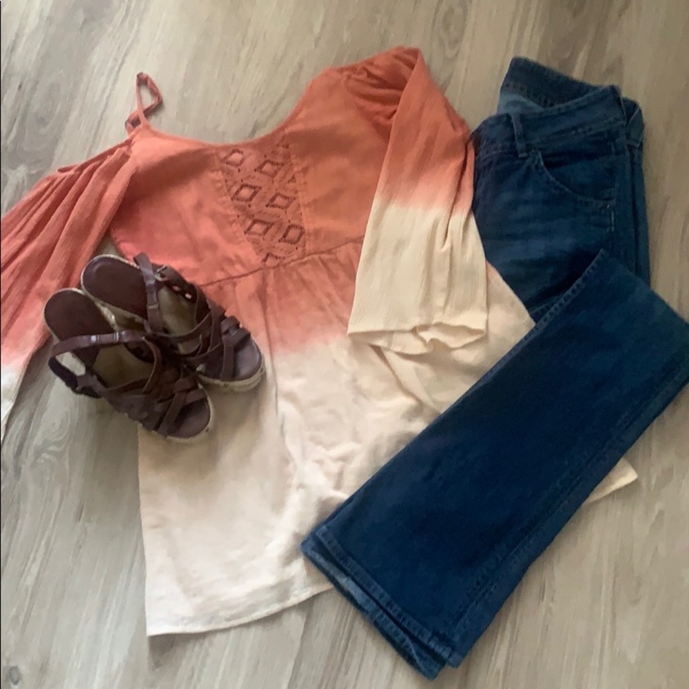 Boho- chic 3 piece Jean outfit 🎁